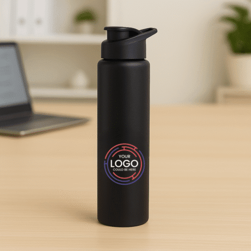 Steel Water Bottle - Black Matte