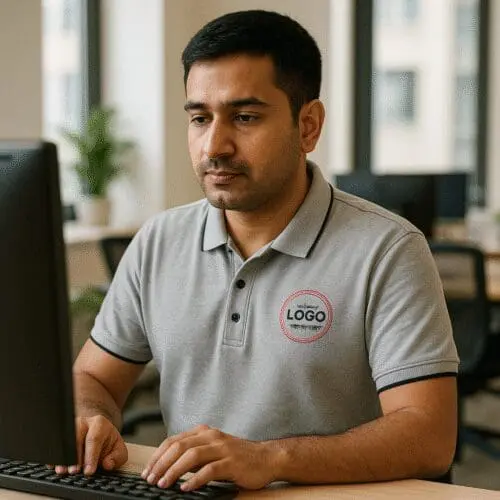 Premium Polo Cotton T-Shirt - Image 5