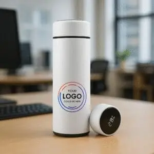 Smart Temperature Insulated Bottle - White