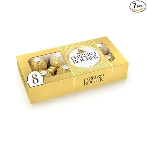 Box of ferrero rocher chocolates