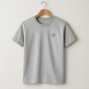 Round Neck Cotton T-Shirt - 180 GSM - Grey