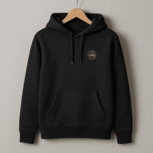 Premium Cotton Hoodie - Black