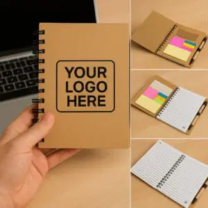 Writing Spiral Notepad with Pen & Sticky