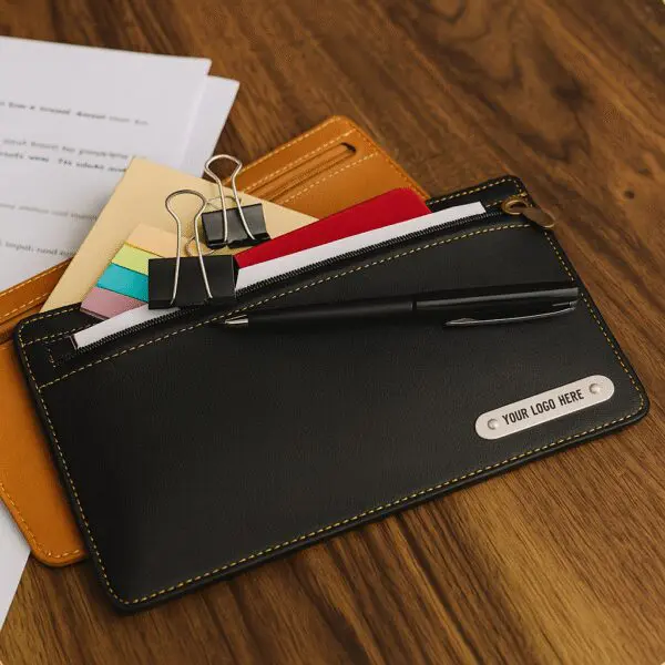 Executive Leather Stationery Pouch - Image 1
