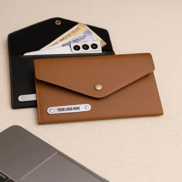 Elegant PU Leather Ladies Purse – Customizable with Logo - Image 1