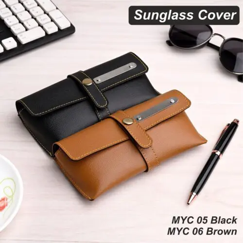 Premium Leather Sunglass Pouch - Image 2