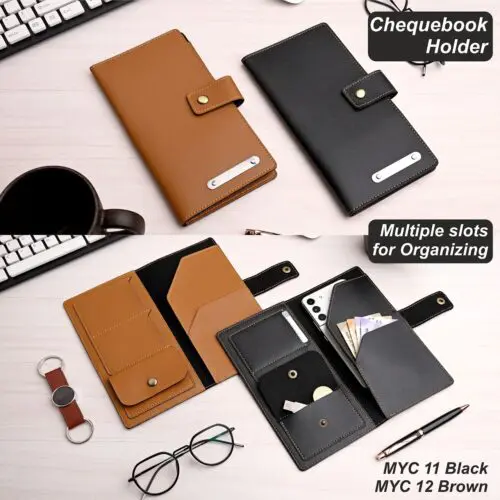 Premium Leather Chequebook Holder - Image 2
