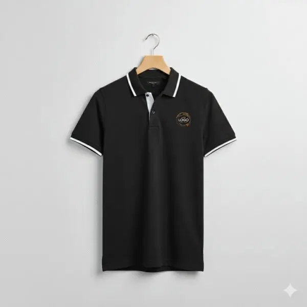 PUMA Ess Pique Tipping Polo T-Shirt - Image 1