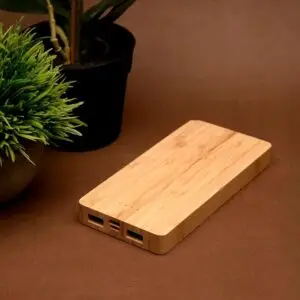 Bamboo Wooden Power Bank - 10000mAh