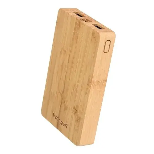 Bamboo Wooden Power Bank - 10000mAh - Image 4