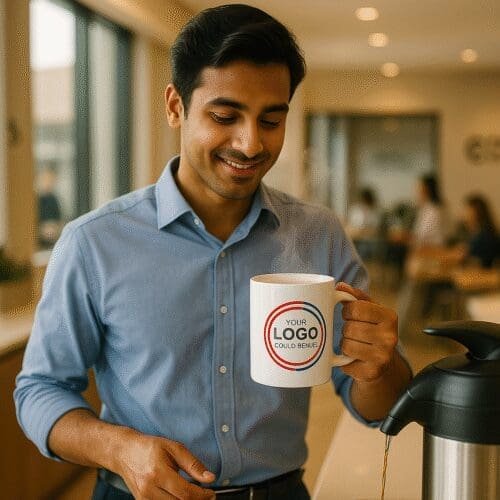 White Coffee Mug A++ Grade - 325ml - Image 2