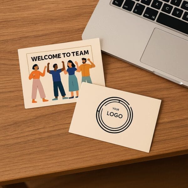 Thanks you/Welcome Card - 4"X6" - Image 1