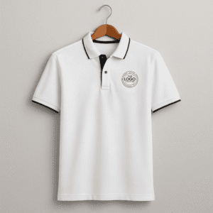 Premium Polo Cotton T-Shirt - White