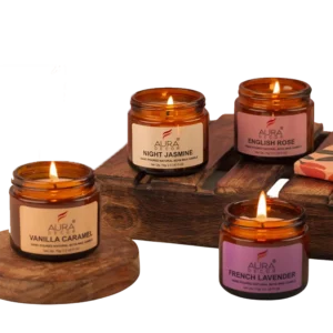Aura Decor Scented Candle - Set of 4