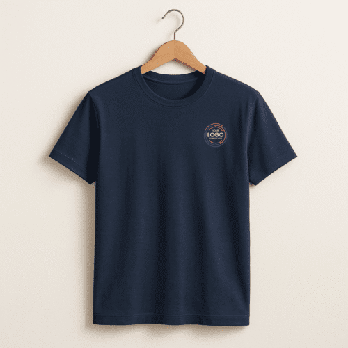 Round Neck Cotton T-Shirt - 180 GSM - Image 5