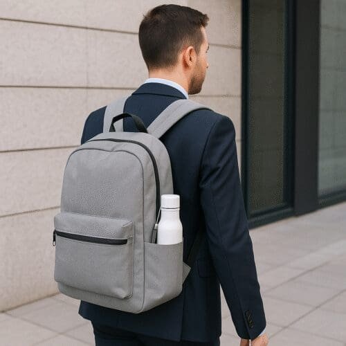 Classic Steel Water Bottle  - White - Image 2