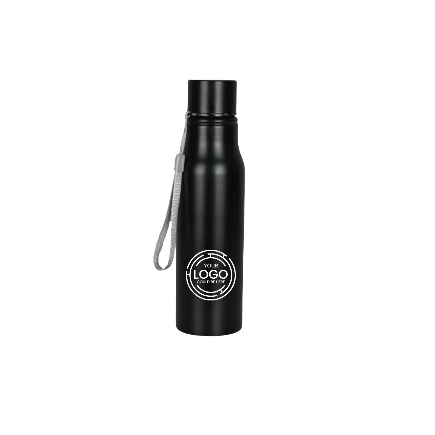 Classic Steel Water Bottle - Black Matte - Printing Labs