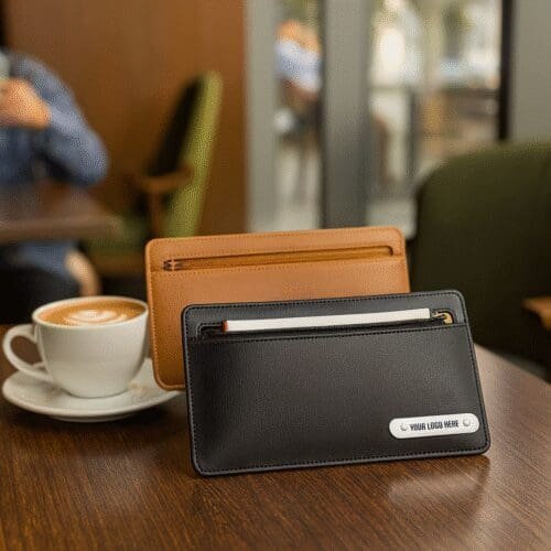 Executive Leather Stationery Pouch - Image 4